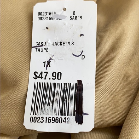 NEW F21 PLUS Size Double Breasted Raincoat w/ Belt - Picture 5 of 5